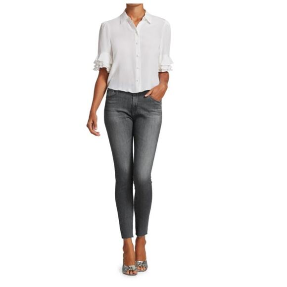 AG Adriana Goldschmied Jeans Farrah High-Rise Ankle Skinny Jeans Size 23 NWT - Picture 6 of 8